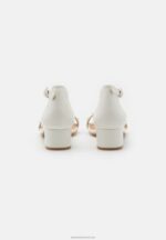 Z62T1309 Women Anna Field Sandals White - Image 4
