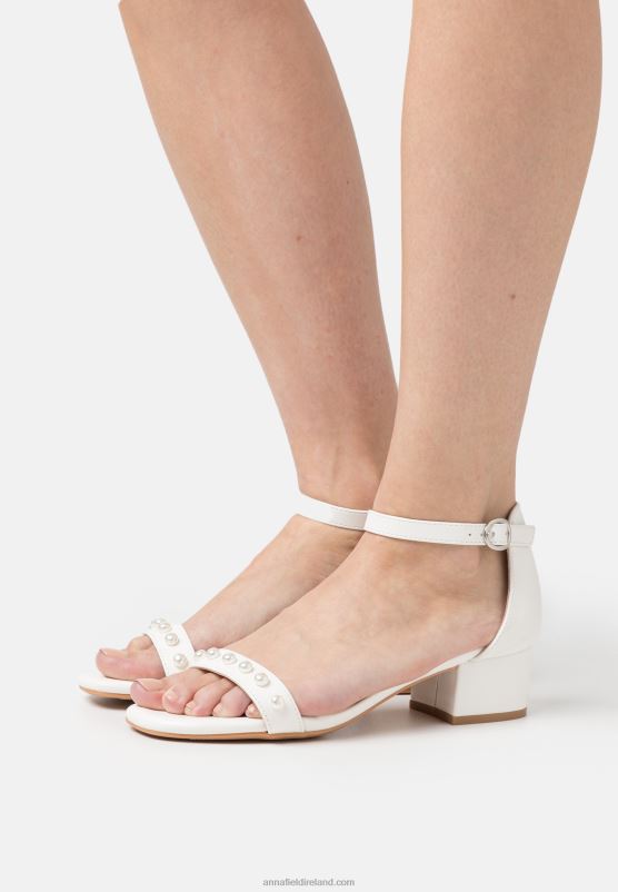 z62t1309_women_anna_field_sandals_white.jpg Z62T1309 Women Anna Field Sandals White - Image 1
