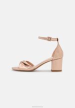 Z62T1310 Women Anna Field Leather Sandals Rose Gold-Coloured - Image 2
