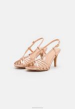 Z62T1312 Women Anna Field Sandals Rose Gold - Image 3