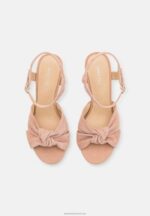 Z62T1321 Women Anna Field Leather Sandals Light Pink - Image 6