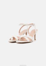Z62T1323 Women Anna Field Leather Sandals Off-White - Image 3