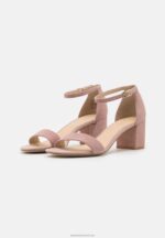 Z62T1326 Women Anna Field Leather Sandals Rose - Image 3