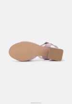 Z62T1329 Women Anna Field Leather Sandals Lilac - Image 5