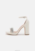 Z62T1341 Women Anna Field High Heeled Sandals White - Image 2