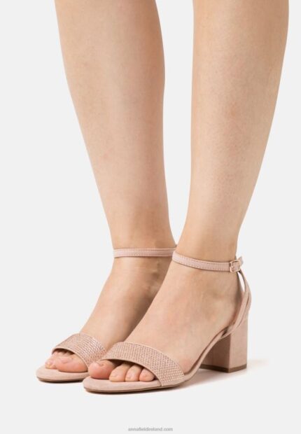 Z62T1350 Women Anna Field Sandals Light Pink
