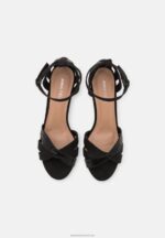 Z62T1352 Women Anna Field High Heeled Sandals Black - Image 6