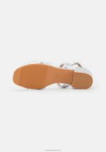 Z62T1356 Women Anna Field Comfort Sandals Silver - Image 5