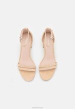 Z62T1366 Women Anna Field Leather Sandals Beige - Image 6