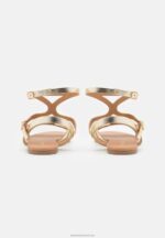 Z62T1373 Women Anna Field Sandals Gold - Image 4