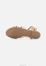 Z62T1373 Women Anna Field Sandals Gold - Image 5