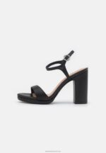 Z62T1375 Women Anna Field High Heeled Sandals Black - Image 2