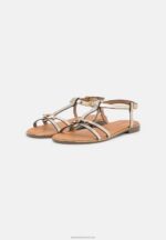 Z62T1377 Women Anna Field Sandals Gold - Image 3