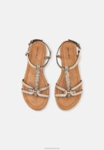 Z62T1377 Women Anna Field Sandals Gold - Image 6