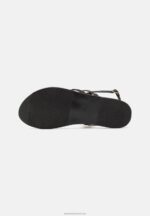 Z62T1379 Women Anna Field Leather Sandals Black - Image 5