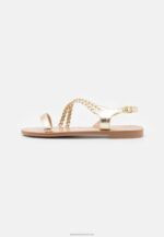 Z62T1391 Women Anna Field Sandals Gold - Image 2