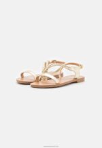 Z62T1391 Women Anna Field Sandals Gold - Image 3