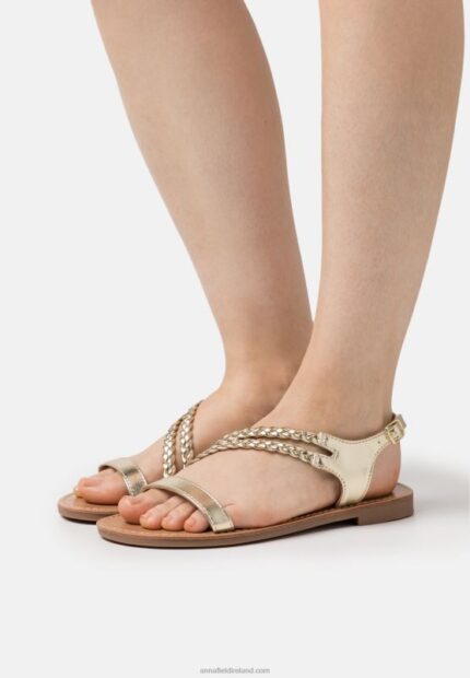 Z62T1391 Women Anna Field Sandals Gold
