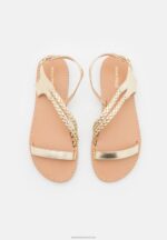 Z62T1391 Women Anna Field Sandals Gold - Image 6