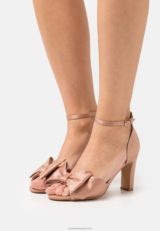 z62t1394_women_anna_field_sandals_rose_gold.jpg Z62T1394 Women Anna Field Sandals Rose Gold - Image 1