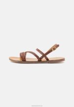 Z62T1401 Women Anna Field Leather Sandals Brown - Image 2