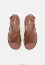 Z62T1403 Women Anna Field Sandals Cognac - Image 6