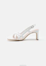 Z62T1405 Women Anna Field Leather Sandals White - Image 2
