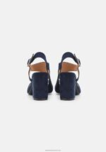 Z62T1414 Women Anna Field Sandals Dark Blue - Image 4