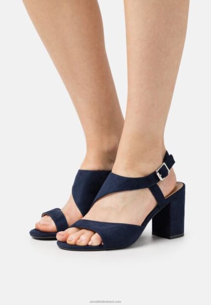 Z62T1414 Women Anna Field Sandals Dark Blue