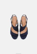 Z62T1414 Women Anna Field Sandals Dark Blue - Image 6