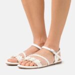 Z62T1418 Women Anna Field Sandals White