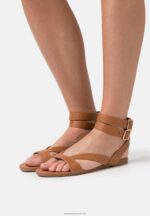 Z62T1422 Women Anna Field Sandals Cognac