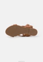 Z62T1422 Women Anna Field Sandals Cognac - Image 5