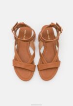 Z62T1422 Women Anna Field Sandals Cognac - Image 6