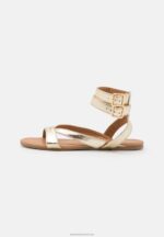 Z62T1424 Women Anna Field Sandals Gold - Image 2