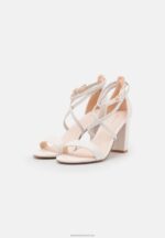 Z62T1428 Women Anna Field Leather Sandals White - Image 3