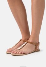 Z62T1429 Women Anna Field Sandals Cognac
