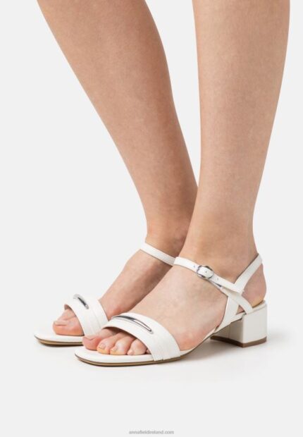 Z62T1430 Women Anna Field Sandals White