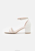 Z62T1431 Women Anna Field Leather Sandals White - Image 2