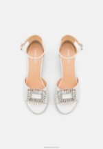 Z62T1434 Women Anna Field Sandals White - Image 6