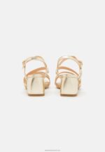 Z62T1435 Women Anna Field Sandals Gold - Image 4