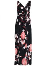 Z62T143 Women Anna Field Maxi Dress Black/Pink - Image 5