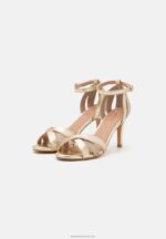 Z62T1441 Women Anna Field Sandals Gold - Image 3