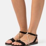 Z62T1443 Women Anna Field Sandals Black