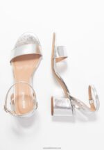 Z62T1448 Women Anna Field Sandals Silver - Image 4