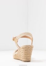 Z62T1449 Women Anna Field Wedge Sandals Beige - Image 6