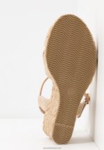 Z62T1449 Women Anna Field Wedge Sandals Beige - Image 7