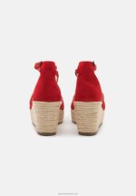Z62T1452 Women Anna Field Platform Sandals Red - Image 4