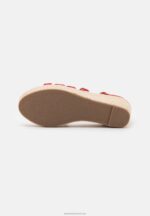 Z62T1452 Women Anna Field Platform Sandals Red - Image 5