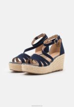 Z62T1453 Women Anna Field Platform Sandals Blue - Image 2